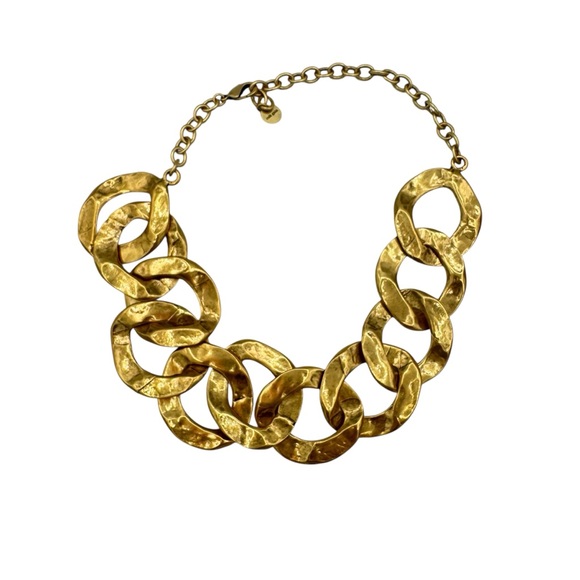 NEW Cult Gaia Dulce Choker Necklace Antique Brass - Picture 4 of 5